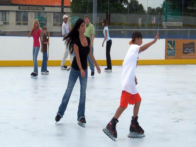 agility blades on synthetic ice Synthetic Ice from SmartRink
