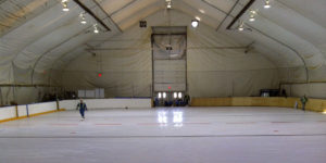 synthetic ice rink alberta