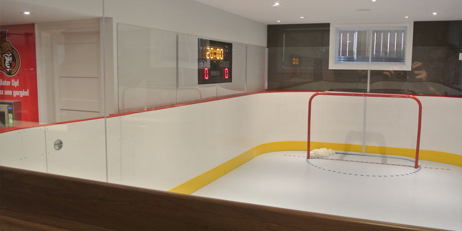 synthetic skating arena net