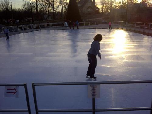 Skating on Community Rink